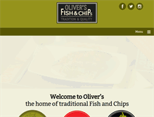 Tablet Screenshot of oliversfishandchips.com